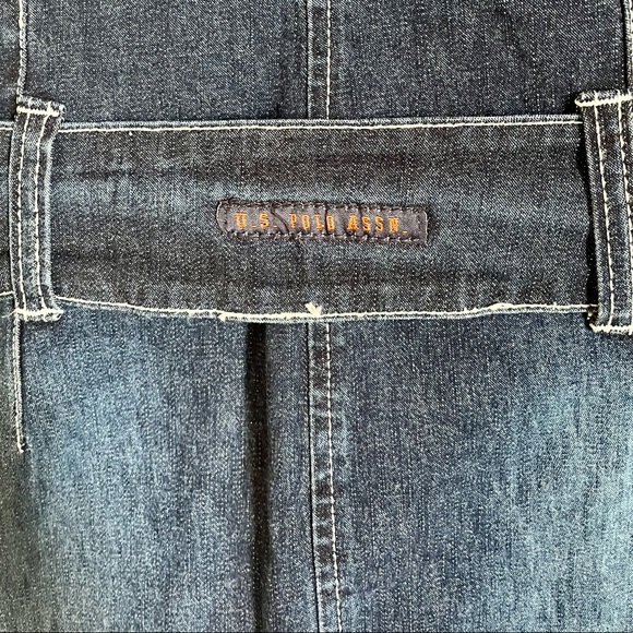 Vintage Y2K Polo Denim Zip Front Dress With Belt Small - Picture 7 of 9